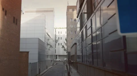 Young man taking a run through the city. Stock Footage 63018413