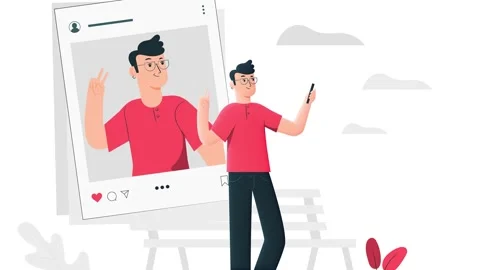 Young Man Taking Selfie with Smartphone Stock Footage 301590847