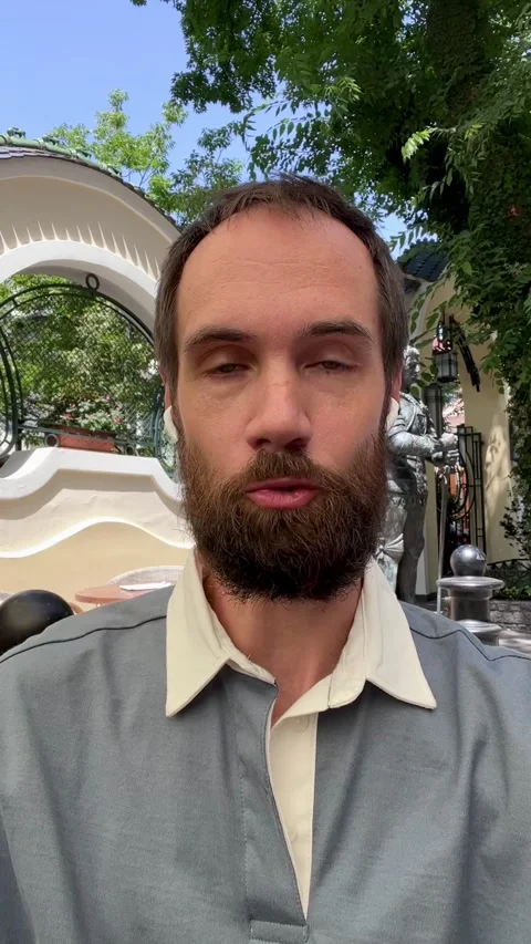 Young man talking to the camera Stock Footage 246387527