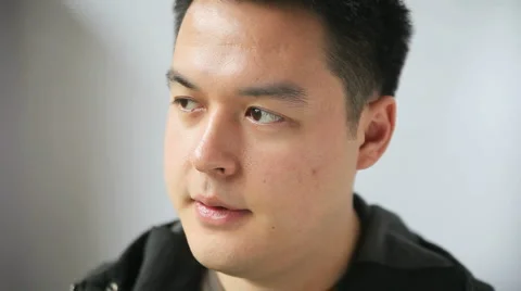 Young man talking Stock Footage 1058059