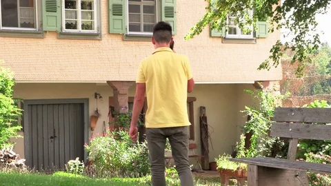 Young man talking on the phone Stock Footage 112341232