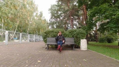 Young Man Talking On The Phone Stock Footage 162210272