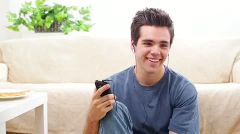 Young Man Teen Male Laughing Stock Footage