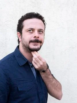 Young Man Thinking Stock Photos