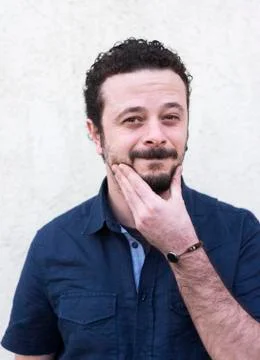 Young Man Thinking Stock Photos