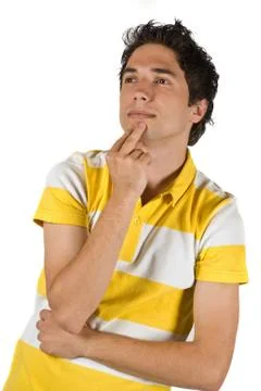 Young man thinking Stock Photos