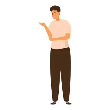 Young man touching his sore elbow suffering from pain Stock Illustration