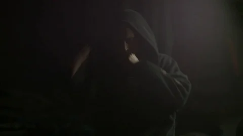 Young man training Stock Footage 71132084