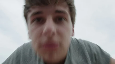 Young Man Trains 스톡 동영상 77205806