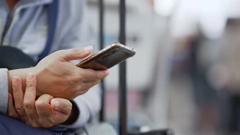 Young man using mobile phone Stock Footage 168273977
