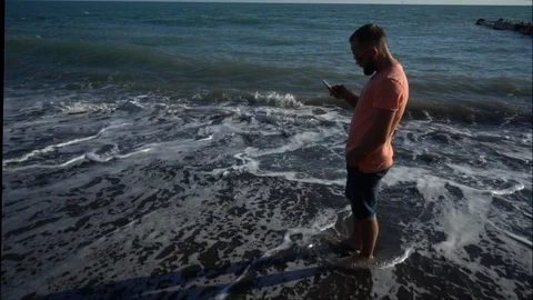 Young man on vacation Stock Footage 109039783