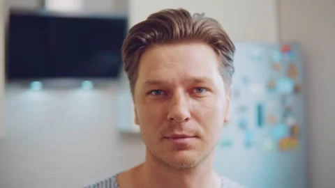 The young man is very surprised. Stock Footage 133325549