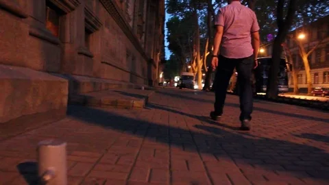 Young man walking in city Video stock 82721670
