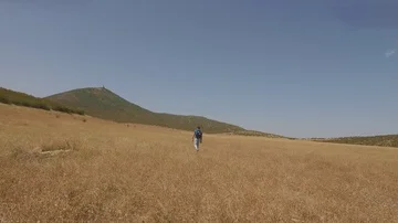 A young man walking in old Georgia and looking around Stock-Footage 85935670