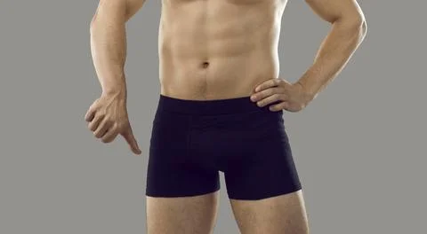Young man who is having problems with getting an erection is showing a thumbs Stock Photos