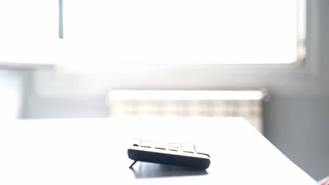 Young man working with computer and typing on the keyboard. Teleworking and d Stock Footage 133232702