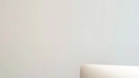 Young man working with computer Stock Footage 96489023