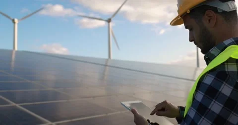 Young man working with digital tablet Stock Footage 149302519