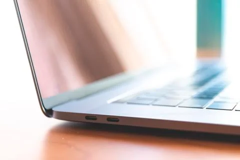 Young man working on his Computer Stock Photos