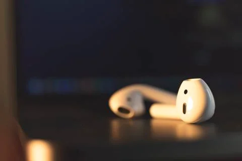Young man working on his Computer Stock Photos