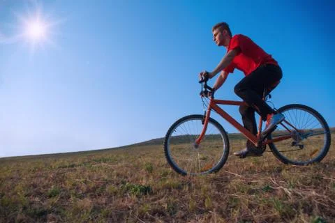 Young man workout Stock Photos
