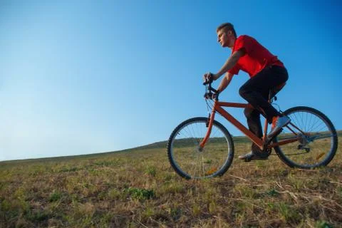 Young man workout Stock Photos