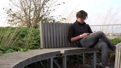 Young Man Writing Video stock 81894619