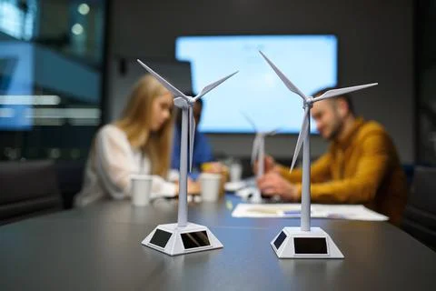 Young managers, idea developing in IT office Stock Photos