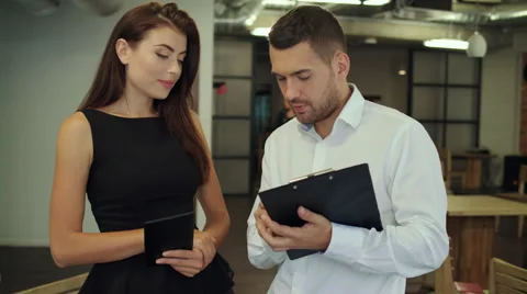Young, managers, at, work Stock Footage 68888046