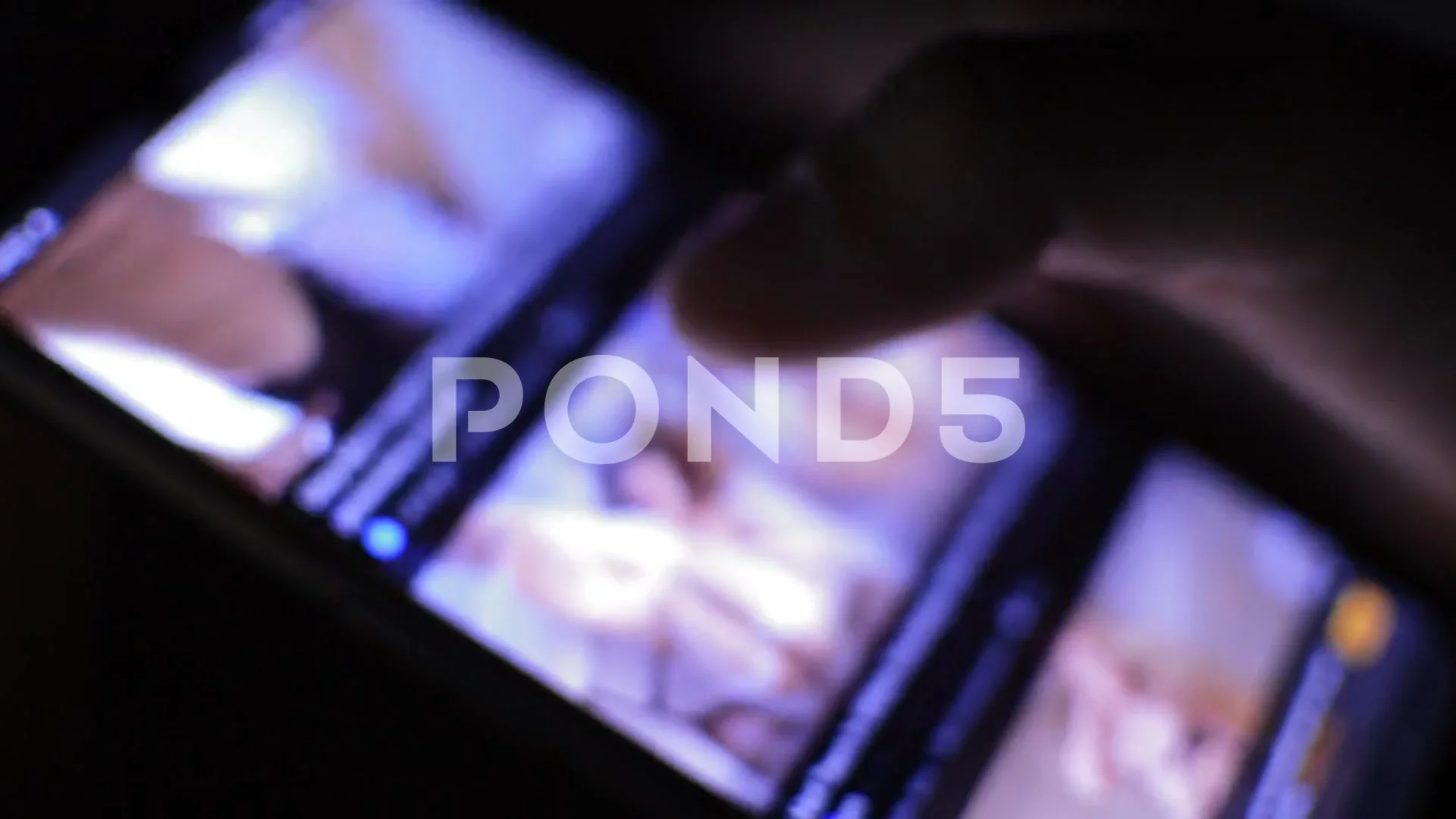 PornHub scrolling on his phone