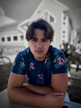 Young Man's Struggles Stock Photos