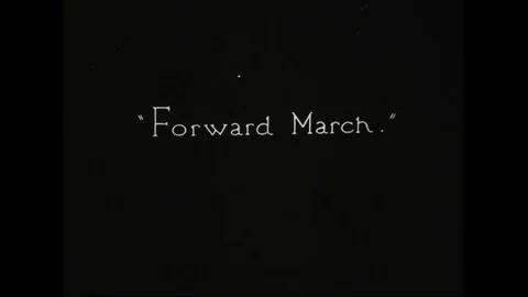Young men are drafted to serve in World War One in 1918. Stock Footage 75409810
