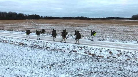 Young men called for a compulsory military serivice - 2017 Stock Footage 88184231