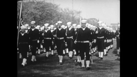Young men train to be soldiers for combat and in behind-the-scenes roles. Stock Footage
