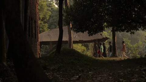 Young men walking Stock Footage 129432501