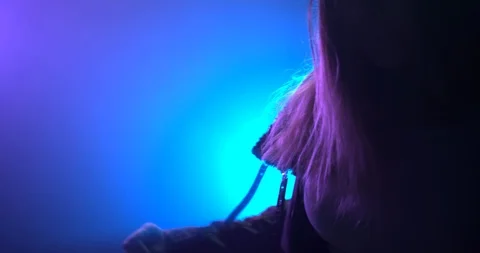 Young Millennial dancing in slow motion Stock Footage 97471219