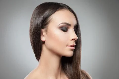 Young model with make up posing Foto stock