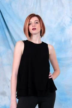 A young model Stockfoto's