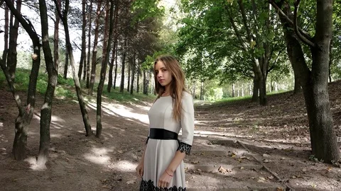 Young Model Posing For Camera Stock-Footage 101277264