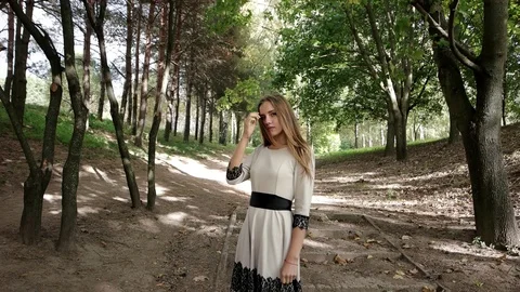 Young Model Posing For Camera Stock-Footage 101277482