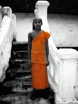 Young monk Stock Photos