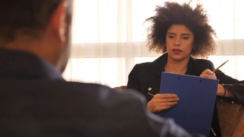 Young multiracial therapist Stock Footage 104747878