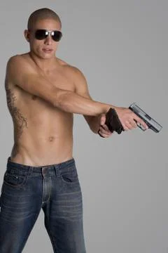 Young Muscular Man Stock Photos