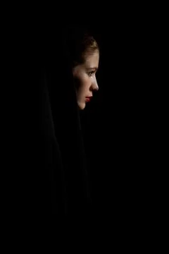 Young nun face Photos