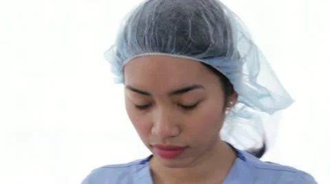 Young Nurse Stock Footage 10823086