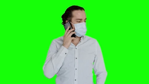 Young office man gets a phone call. 库存影片 149079346