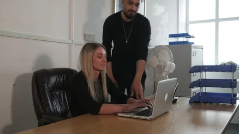 Young office workers. Video stock 112854984