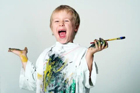 Young painter Stock Photos
