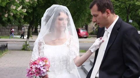 Young pair before a wedding Video stock 43673540