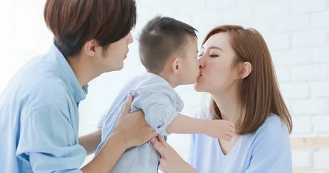 Young parent play with child Stock Footage 105686734